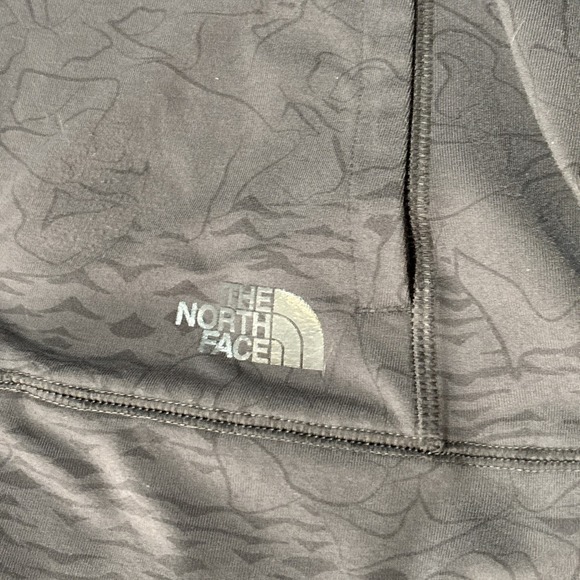 North Face Floral Vapor Wick Zip Up Sweater Jacket Womens M Stretchy Athleisure - Picture 6 of 8